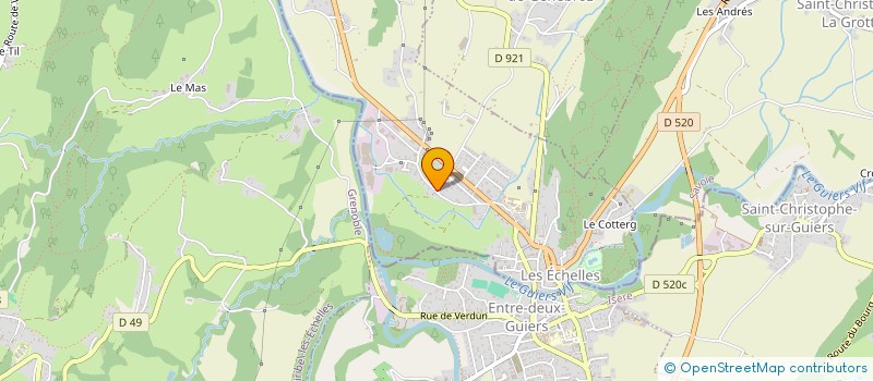 localisation de l'entreprise MADAME BEATRIZ LOURENCO CAVACO à LES ECHELLES