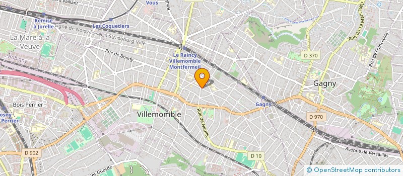 localisation de l'entreprise MADAME BEATRIZ MARTINEZ PARRA  VILLEMOMBLE