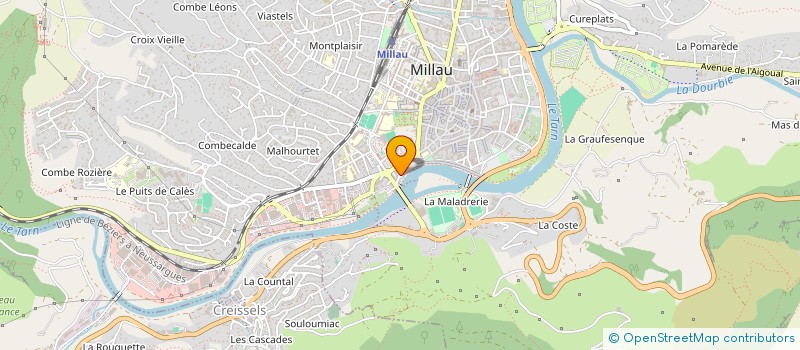 localisation de l'entreprise MADAME BEATRIZ MENDONCA ALMEIDA  MILLAU