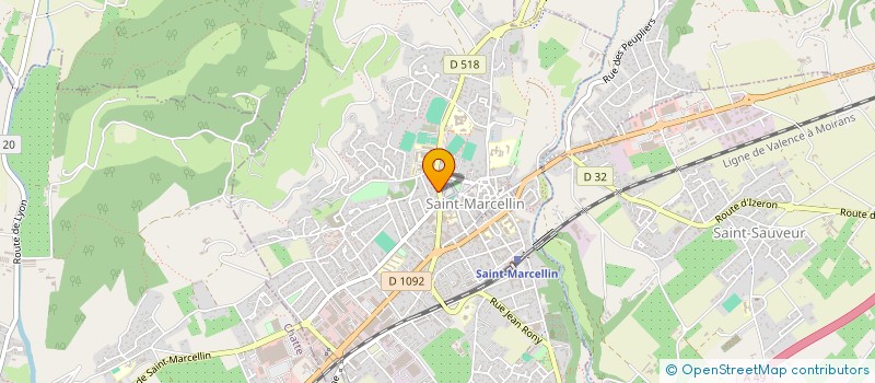 localisation de l'entreprise MADAME BEATRIZ RODRIGUES SEABRA  SAINT-MARCELLIN