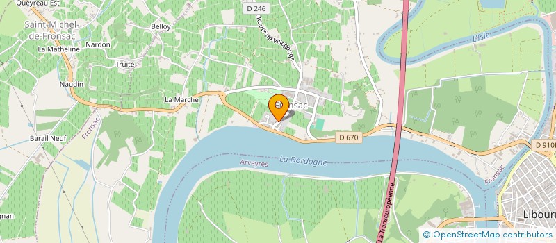 localisation de l'entreprise MADAME BEATRIZ SANCHEZ FERNANDEZ  FRONSAC