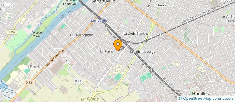 localisation de l'entreprise MADAME BEATRIZ SINGER VERMES  SARTROUVILLE