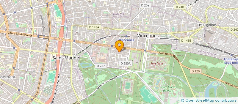 localisation de l'entreprise MADAME BEATRIZ TREPAT à VINCENNES