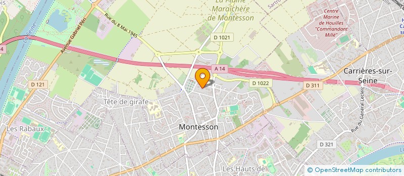 localisation de l'entreprise MADAME BEBEY DOUMBE ENDENE  MONTESSON