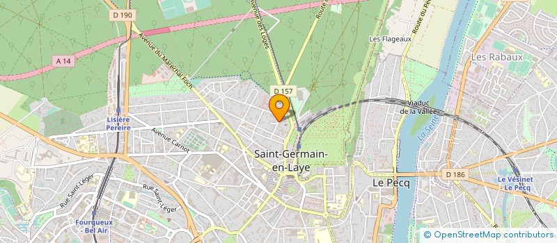 localisation de l'entreprise MADAME BECKY ANDERSON à SAINT-GERMAIN-EN-LAYE