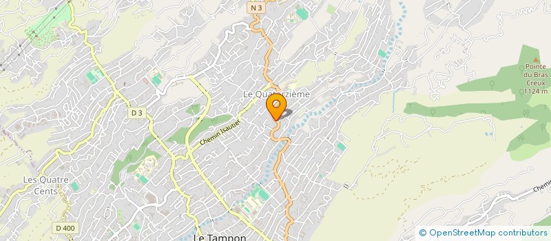 localisation de l'entreprise MADAME BEDAN ROSELINE  LE TAMPON