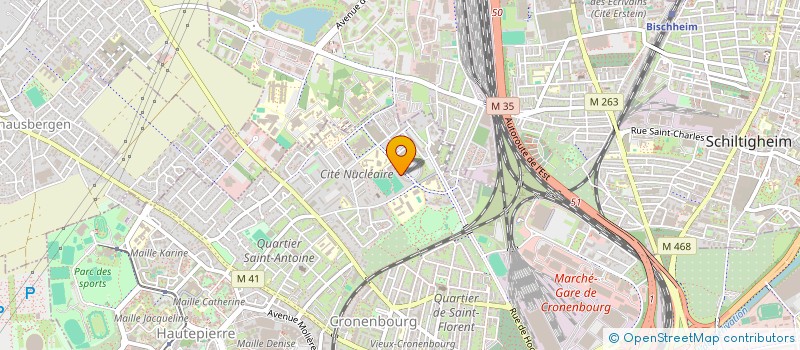 localisation de l'entreprise MADAME BEDIA ORUK à STRASBOURG