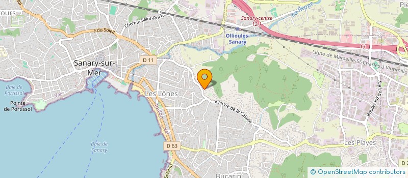 localisation de l'entreprise MADAME BEDRA BOUCHAALA RGUIEZ à SIX-FOURS-LES-PLAGES