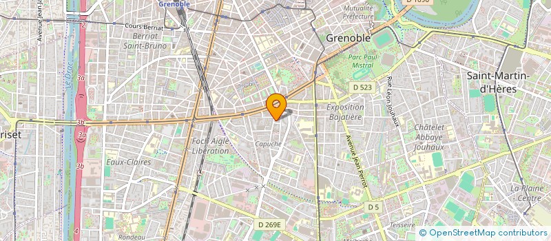 localisation de l'entreprise MADAME BEDRIJA RUHANI  GRENOBLE