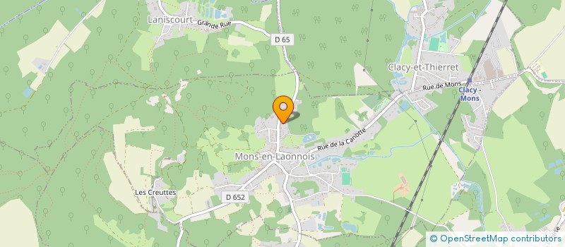 localisation de l'entreprise MADAME BEGONIA OREJAS SACO DEL VALLE  LAON