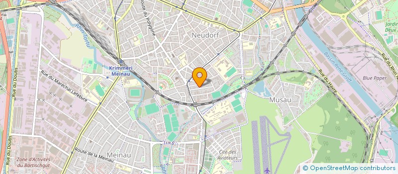 localisation de l'entreprise MADAME BEHAO FERNANDEZ à STRASBOURG