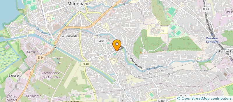 localisation de l'entreprise MADAME BEHIDJA GASMI  MARIGNANE