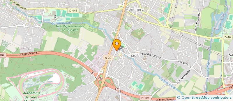 localisation de l'entreprise MADAME BEIBEI ZHENG  LINAS