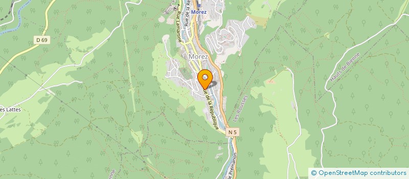 localisation de l'entreprise MADAME BELEN BAHI  HAUTS DE BIENNE