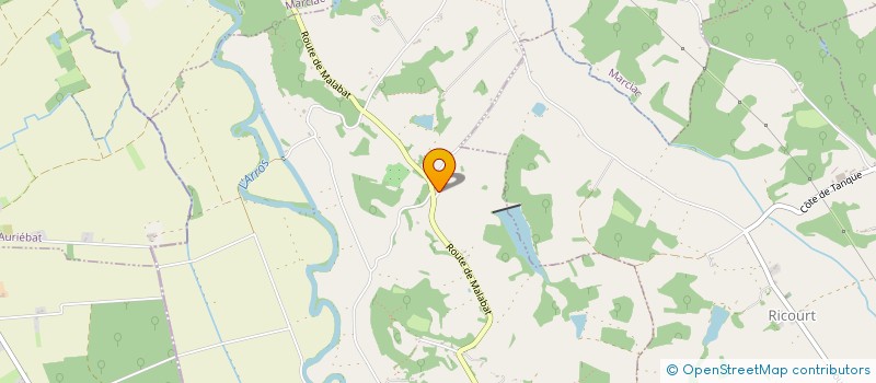 localisation de l'entreprise MADAME BELEN FERNANDEZ DEL RINCON  SAINT-JUSTIN