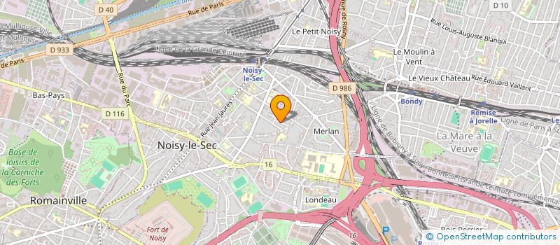localisation de l'entreprise MADAME BELEN RONCORONI à NOISY-LE-SEC