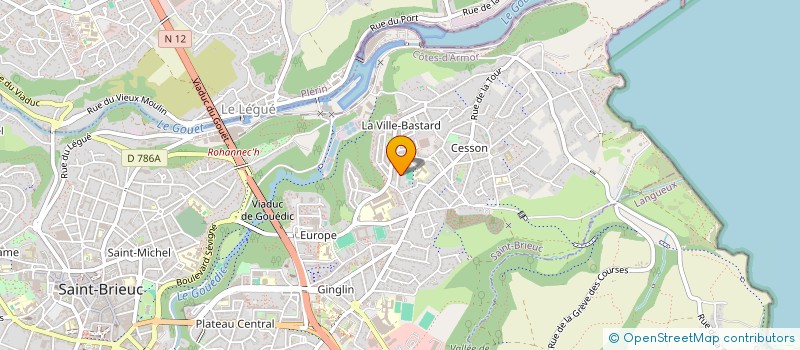 localisation de l'entreprise MADAME BELENN DARTIGE DU FOURNET à SAINT-BRIEUC