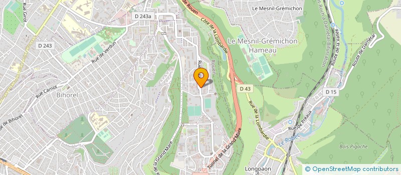 localisation de l'entreprise MADAME BELEO KASSAI  ROUEN