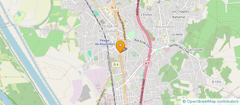 localisation de l'entreprise MADAME BELGYUZYAL HRISTOVA  ROUSSILLON