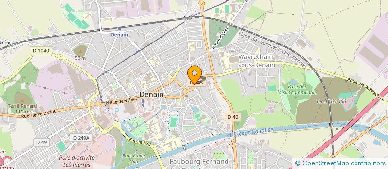 localisation de l'entreprise MADAME BELIA-ALDAMA TANASE  DENAIN