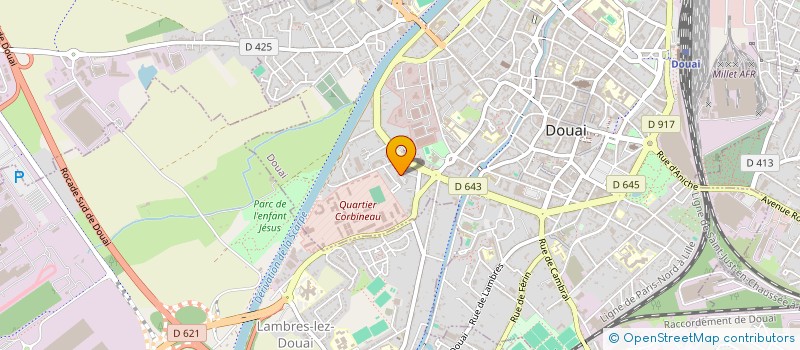 localisation de l'entreprise MADAME BELINDA BAHEUX  DOUAI