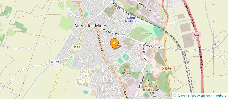 localisation de l'entreprise MADAME BELINDA BORILLER à NŒUX-LES-MINES