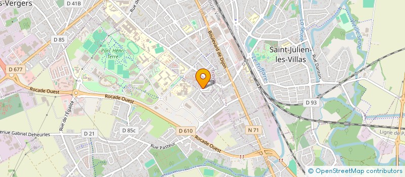 localisation de l'entreprise MADAME BELINDA BROCHARD à TROYES