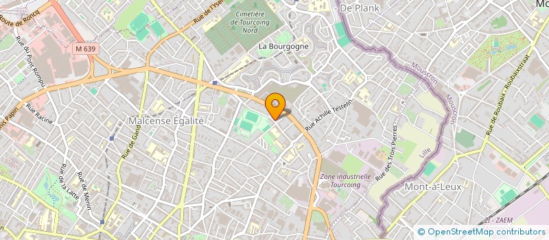 localisation de l'entreprise MADAME BELINDA DEBUSSCHER  TOURCOING