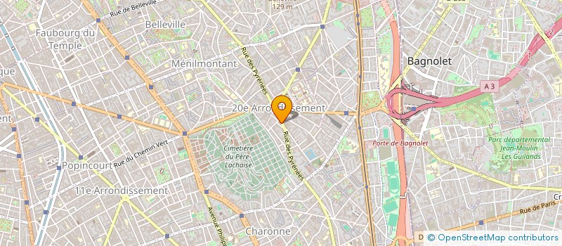 localisation de l'entreprise MADAME BELINDA DOMINIQUE  PARIS