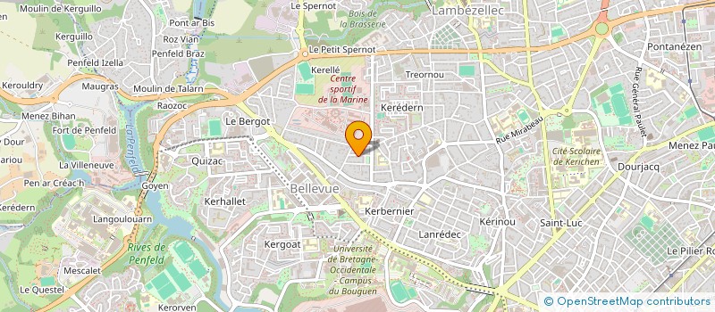 localisation de l'entreprise MADAME BELINDA DONVAL à BREST