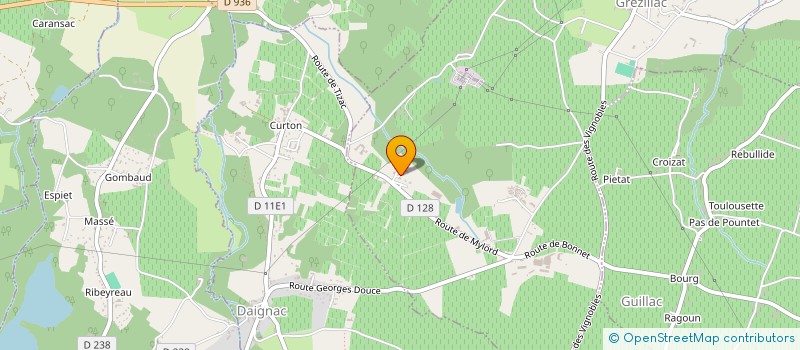 localisation de l'entreprise MADAME BELINDA GENNISSON  GREZILLAC