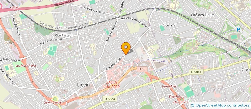 localisation de l'entreprise MADAME BELINDA GODART  LIEVIN