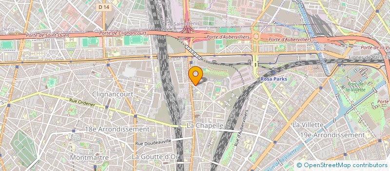 localisation de l'entreprise MADAME BELINDA MOURA RODRIGUES  PARIS