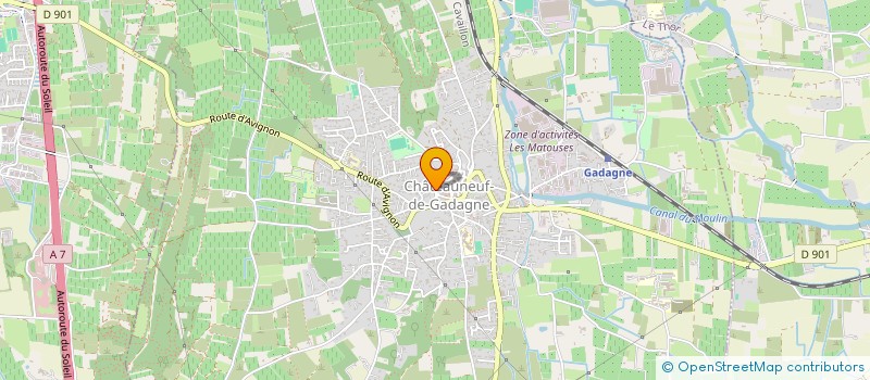 localisation de l'entreprise MADAME BELINDA MOUY  CHATEAUNEUF-DE-GADAGNE