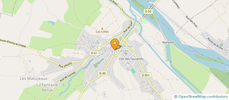 localisation de l'entreprise MADAME BELINDA PEALLAT à CHATILLON-SUR-LOIRE