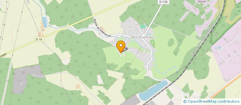 localisation de l'entreprise MADAME BELINDA PEREZ  MORTHOMIERS