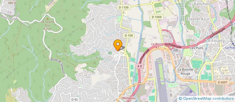 localisation de l'entreprise MADAME BELINDA PERIL  MANDELIEU-LA-NAPOULE