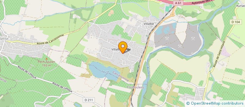 localisation de l'entreprise MADAME BELINDA RODILLA  CARCASSONNE