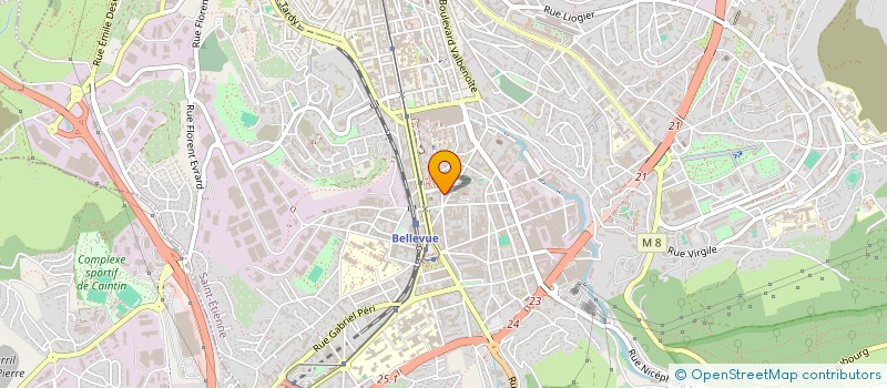 localisation de l'entreprise MADAME BELINDA SOLLET  SAINT-ETIENNE