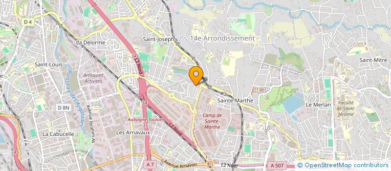 localisation de l'entreprise MADAME BELINDA TERZIAN à MARSEILLE