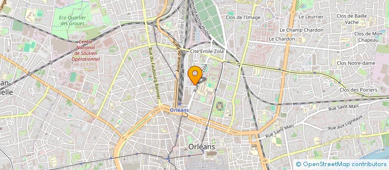 localisation de l'entreprise MADAME BELINDA TURPIN à ORLEANS