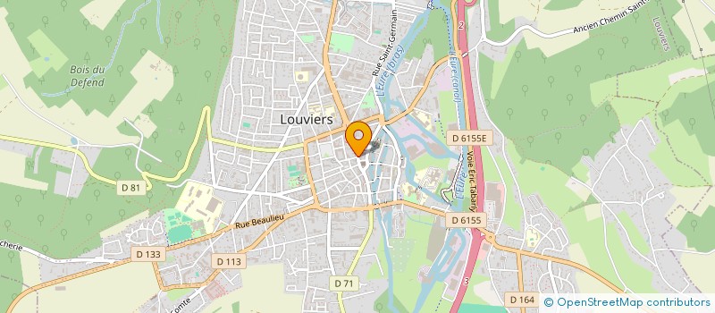 localisation de l'entreprise MADAME BELINDA VERDE à LOUVIERS