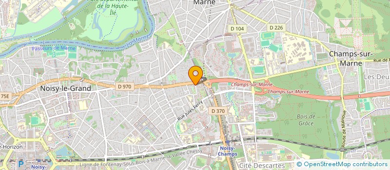 localisation de l'entreprise MADAME BELINDA ZAZI  NOISY-LE-GRAND