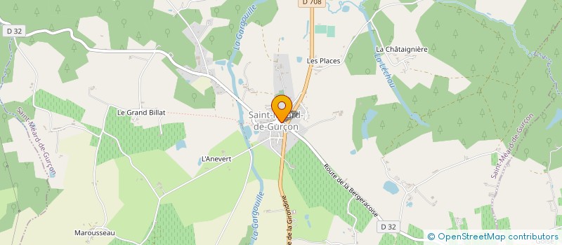 localisation de l'entreprise MADAME BELINE FAURE  SAINT-MEARD-DE-GURCON