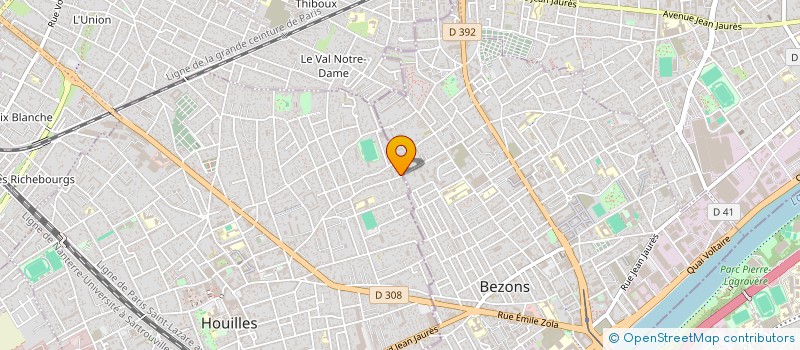 localisation de l'entreprise MADAME BELKACEN FALI à HOUILLES