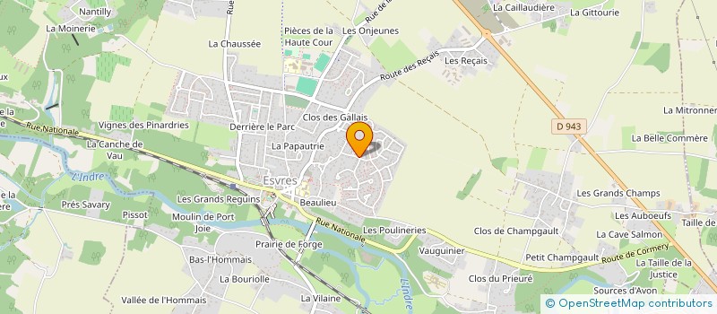 localisation de l'entreprise MADAME BELKIZ YOLAL  ESVRES