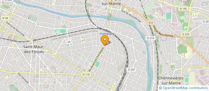 localisation de l'entreprise MADAME BELLA LE THI à SAINT-MAUR-DES-FOSSES