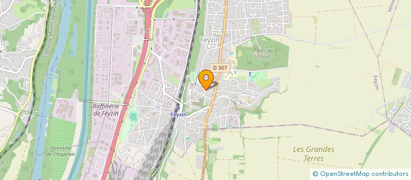 localisation de l'entreprise MADAME BELLA VERON  FEYZIN