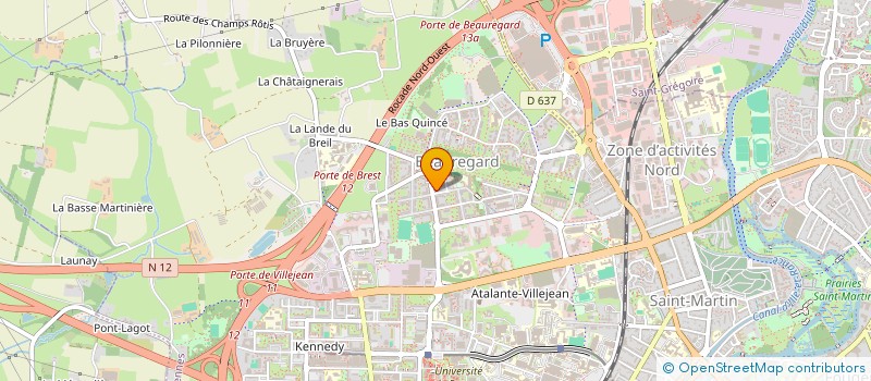 localisation de l'entreprise MADAME BELLE SOEUR  RENNES