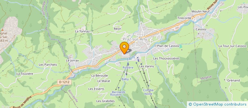 localisation de l'entreprise MADAME BELLONIE BOUCHEX à PRAZ SUR ARLY